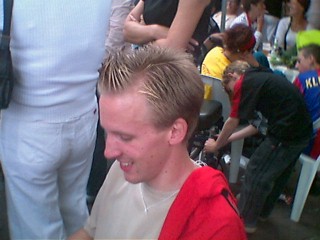 My brother just walked 80km!